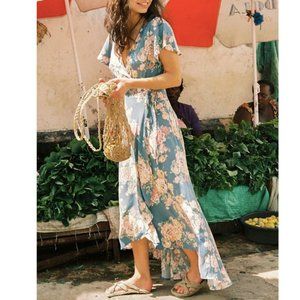 NWT Auguste the Label Cottage Muse Wrap Dress - 4